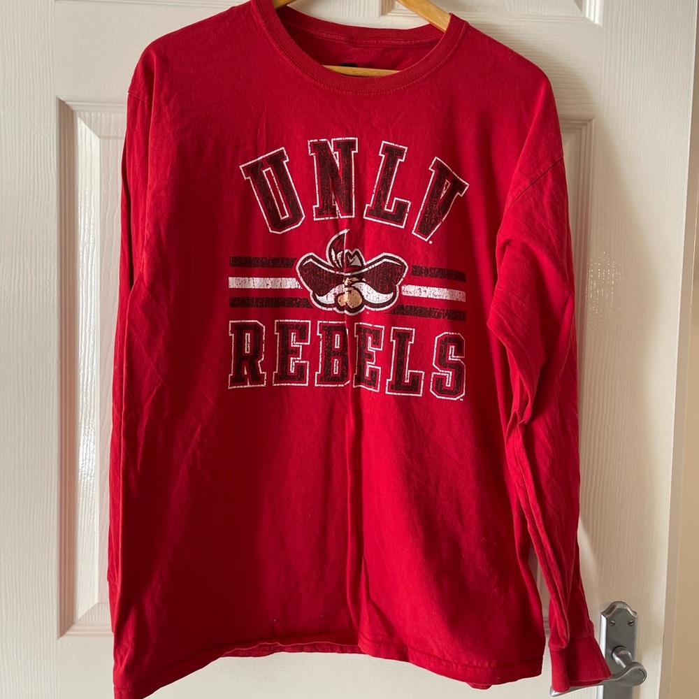 UNLV mens long sleeve shirt